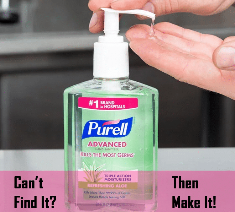 Homemade Hand Sanitizer