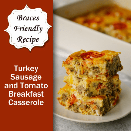 turkey sausage and tomato casserole