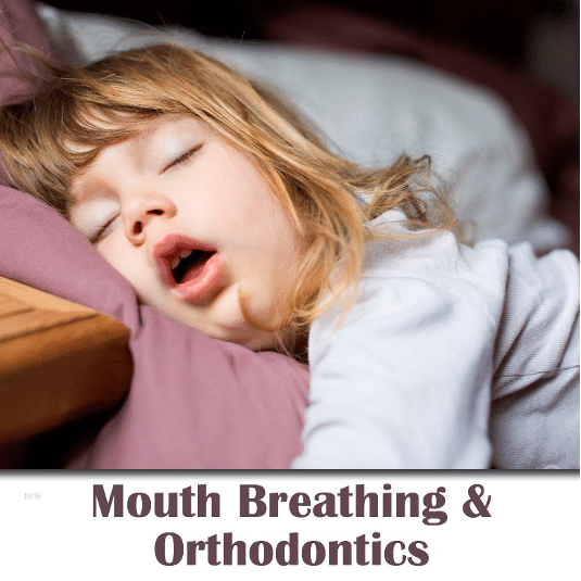 girl asleep breathing with mouth open