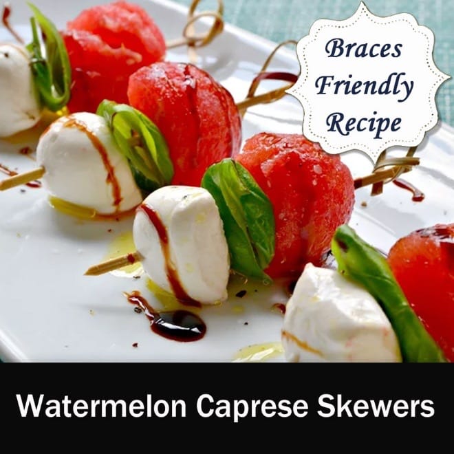 watermelon caprese skewers
